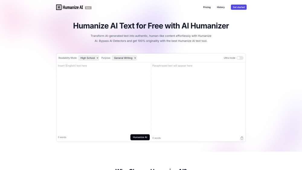 Humanize AI - Get 100% Humanize AI Text with AI Humanizer