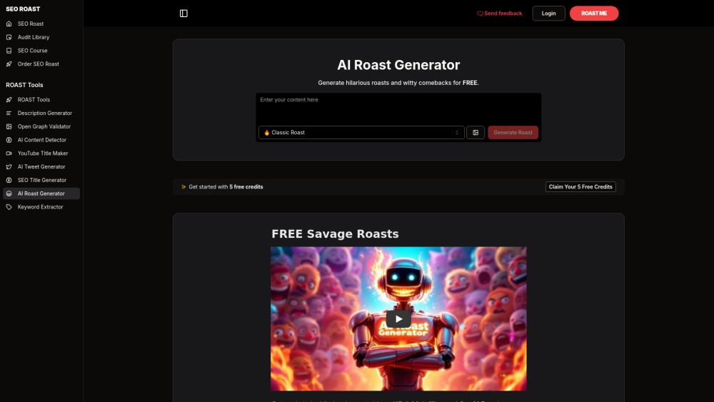 AI Roast Generator Características, Pros, Contras y Casos de Uso