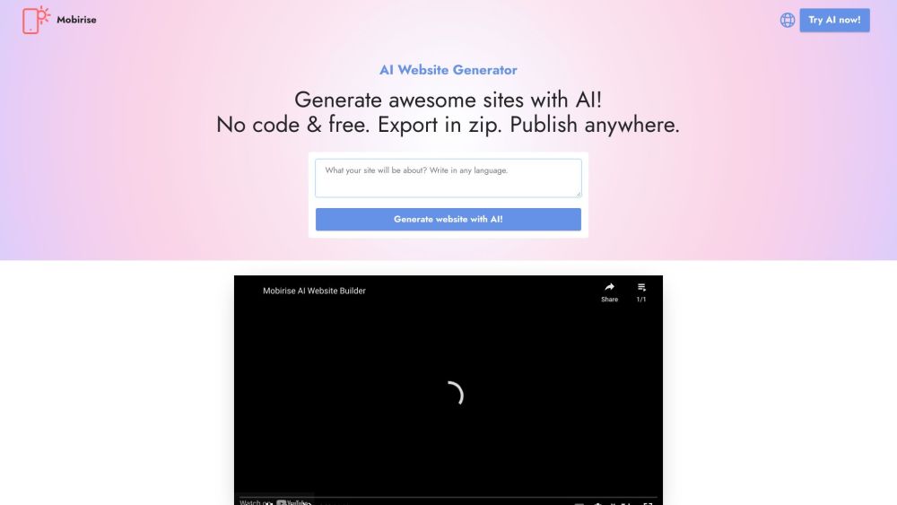 Ai Website Generator