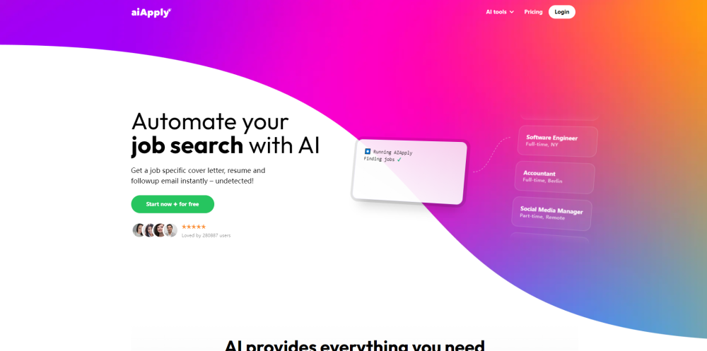 AIApply - AI-Powered Job Search Tools