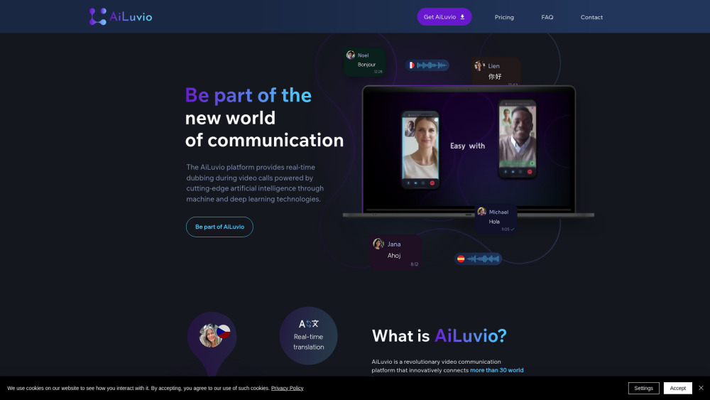 AiLuvio - Real-time Dubbing During Video Calls