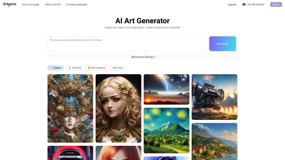 artg ai art generator