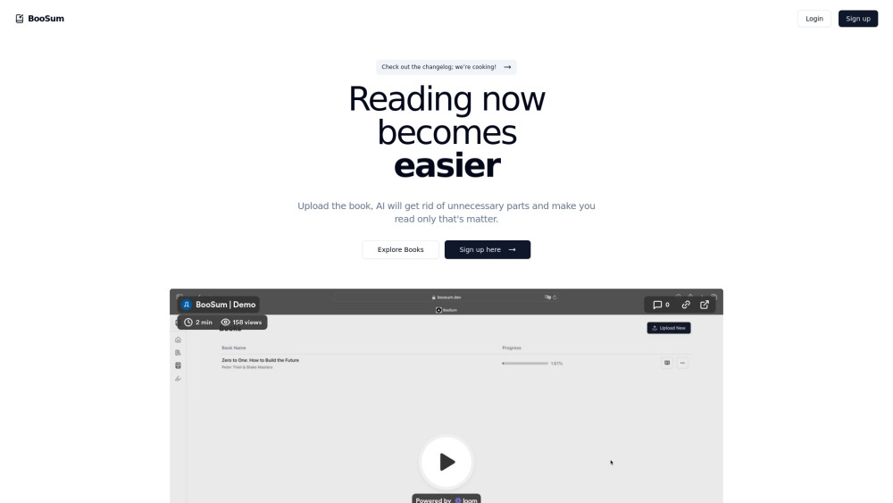 BooSum - Read Smarter, Not Harder