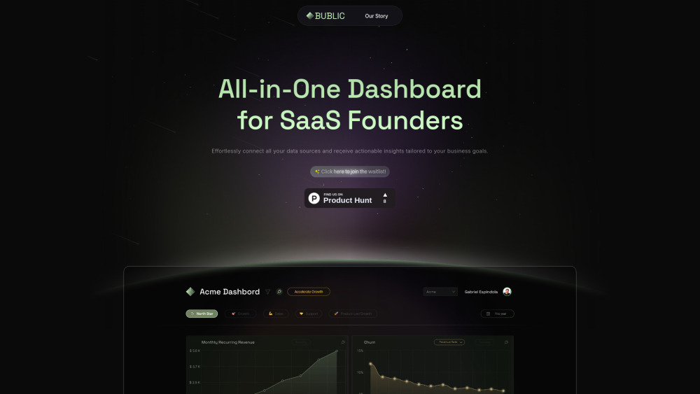 Bublic – All-in-One Dashboard for SaaS