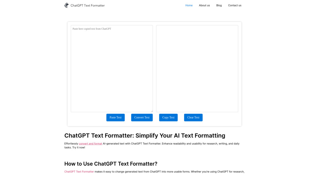 How To Use ChatGPT Text Formatter: Step-by-Step Guide