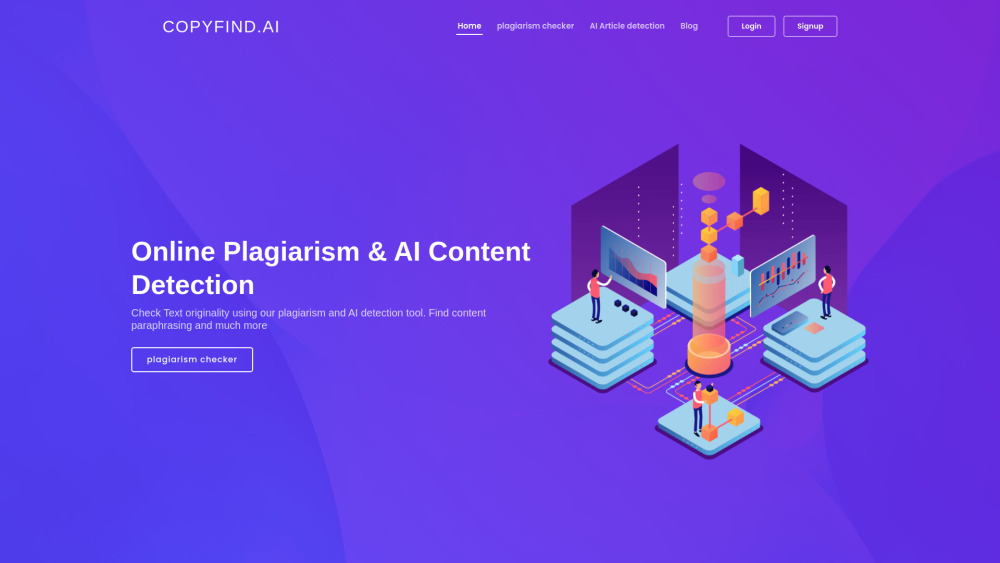 Free Plagiarism Checker And AI Content Detection - CopyFind AI