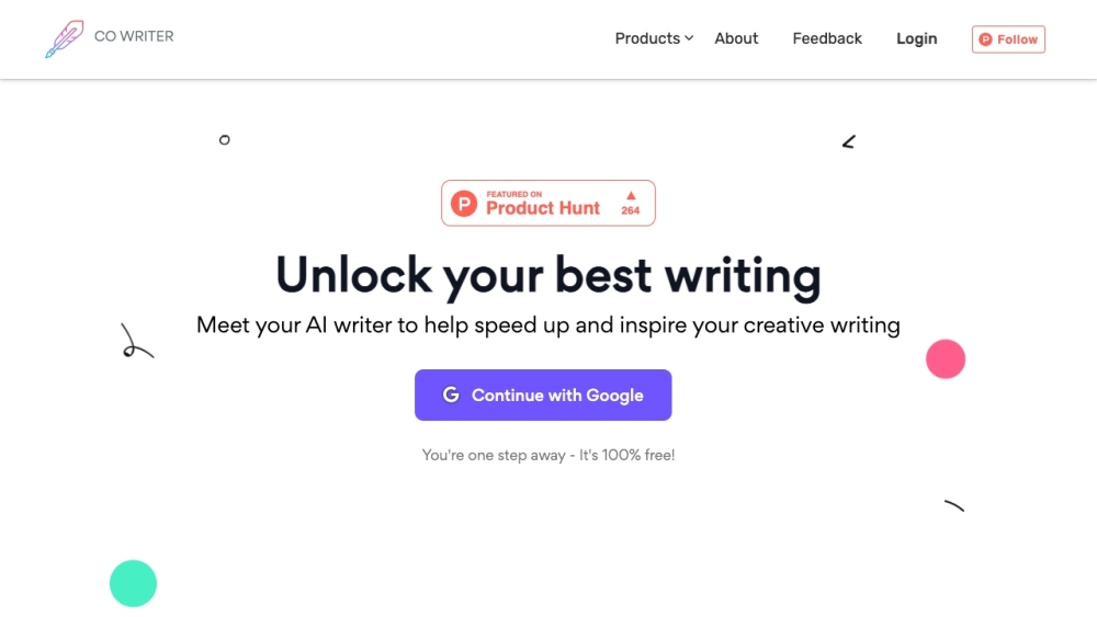Writing Co Co Writer - your AI platform for creative writing: Reviews, Features ...