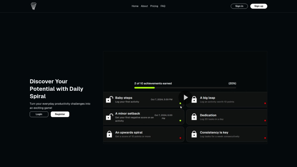 Daily Spiral - Boost Your Productivity with AI-Powered Task Management