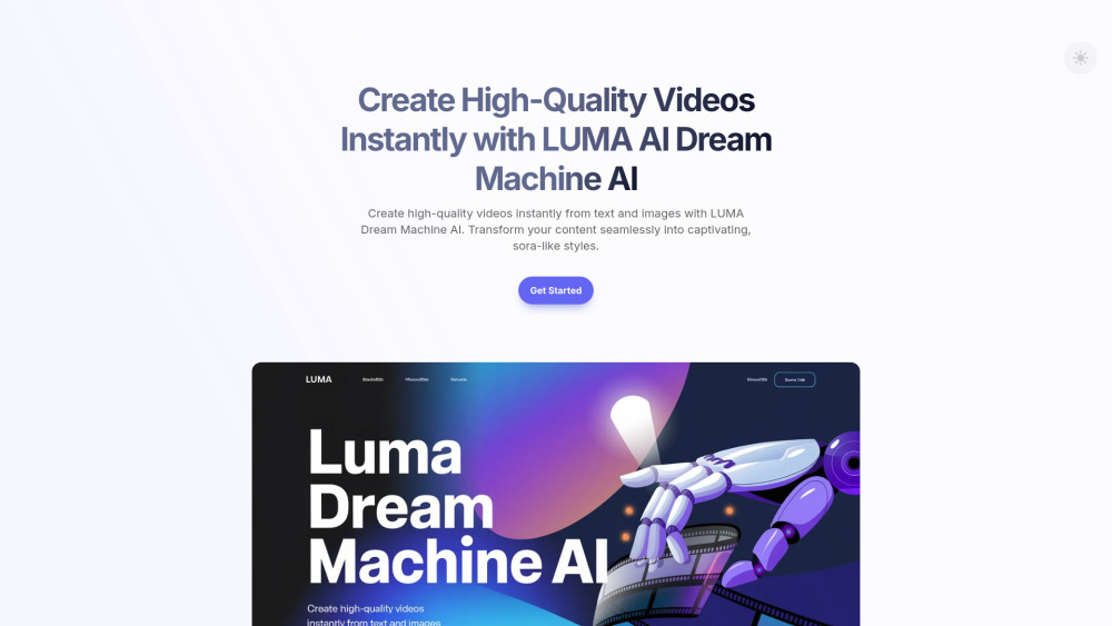 LUMA AI Dream Machine AI - Create Free and Best LUMA Dream Machine AI Video