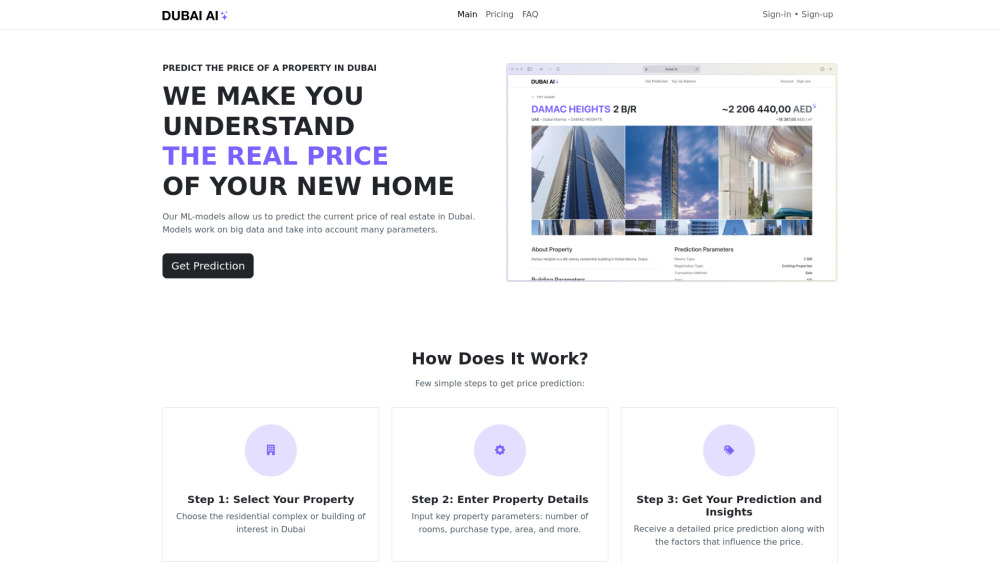 Dubai AI - Predicting Real Estate Prices in Dubai