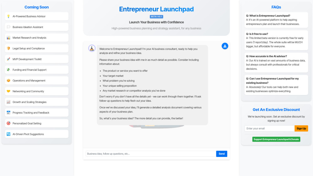 Entrepreneur Launchpad Cookie Policy - AI-Powered Business Strategist