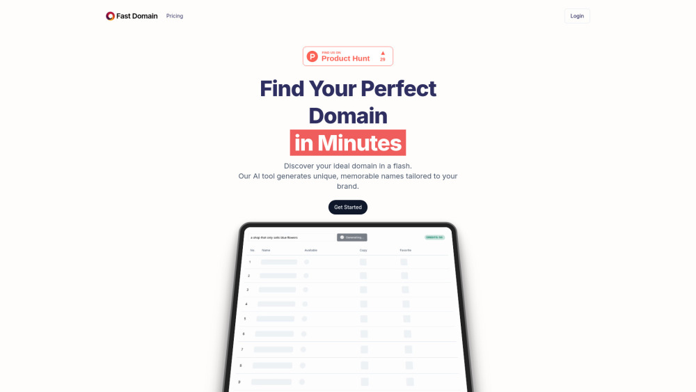 Fast Domain - Your domain in seconds