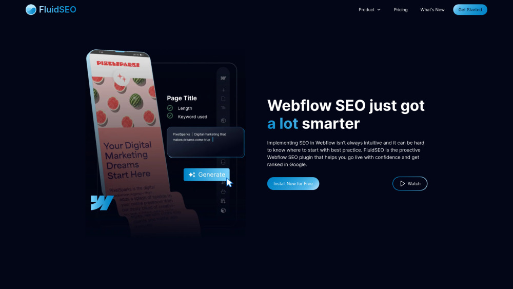 FluidSEO - The Webflow SEO App