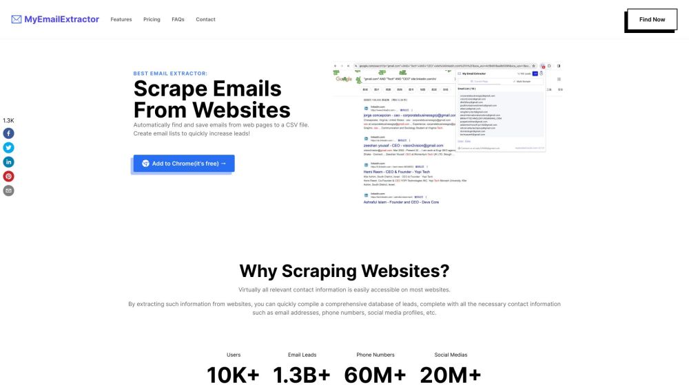 My Email Extractor: Reviews, Features, Pricing, Guides, and Alternatives