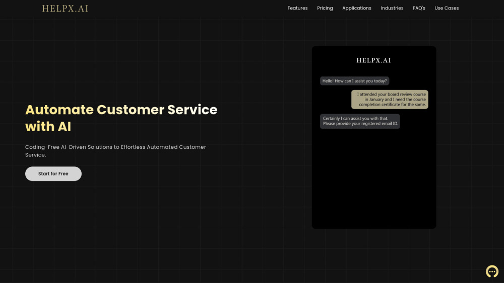 Helpx.ai Reseñas, Características, Precios, Guías y Alternativas