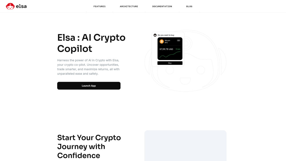 Elsa: AI Crypto Copilot - Simplify Your Crypto Experience