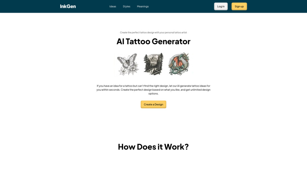 Free AI Tattoo Generator - Design Tattoos with AI