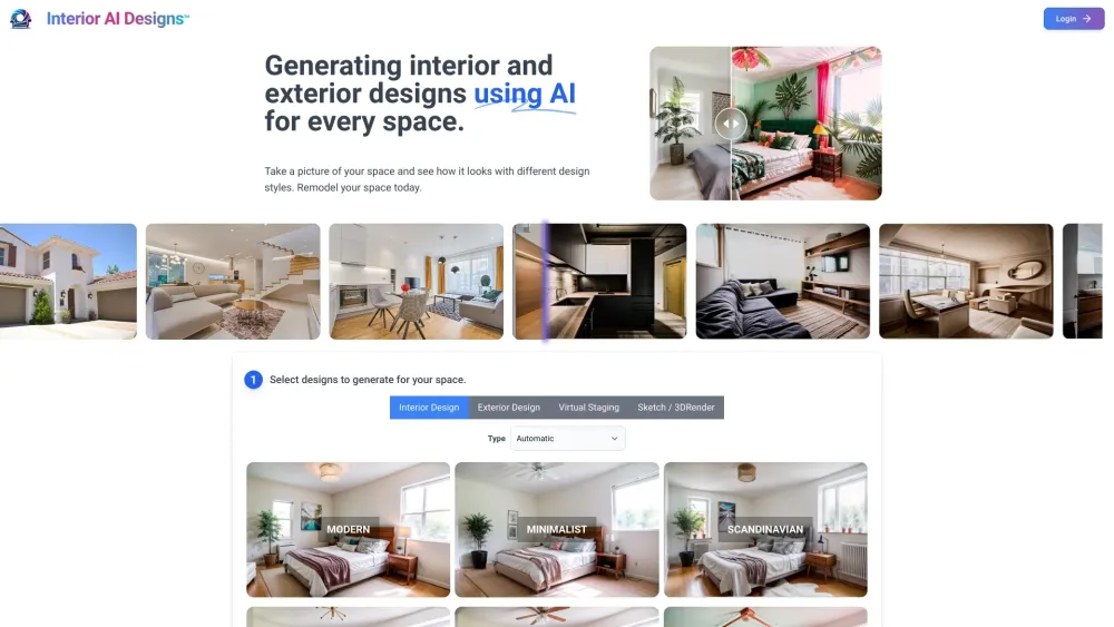 Interior AI Designs: 리뷰, 기능, 가격, 가이드 및 대안