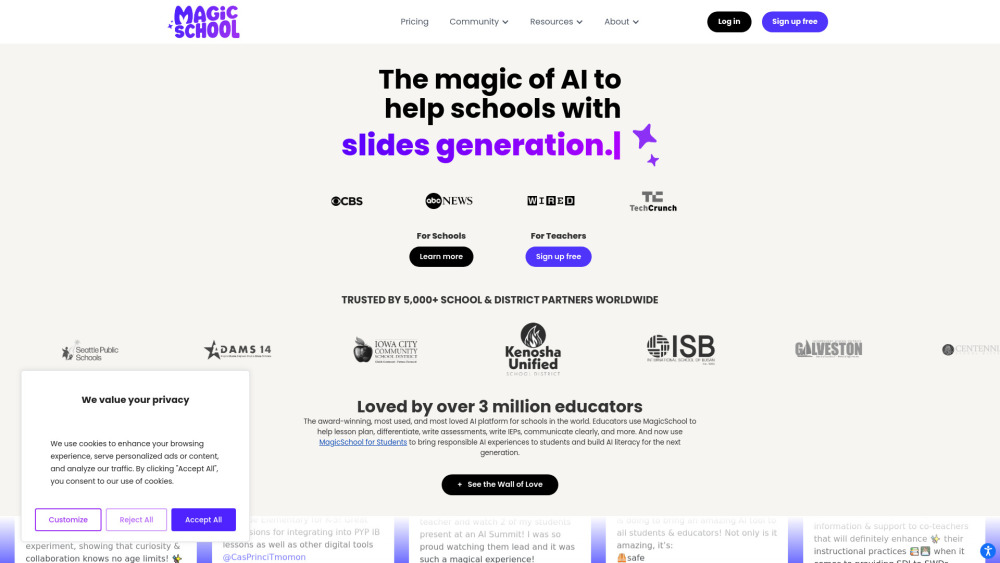 MagicSchool - AI Built for Schools