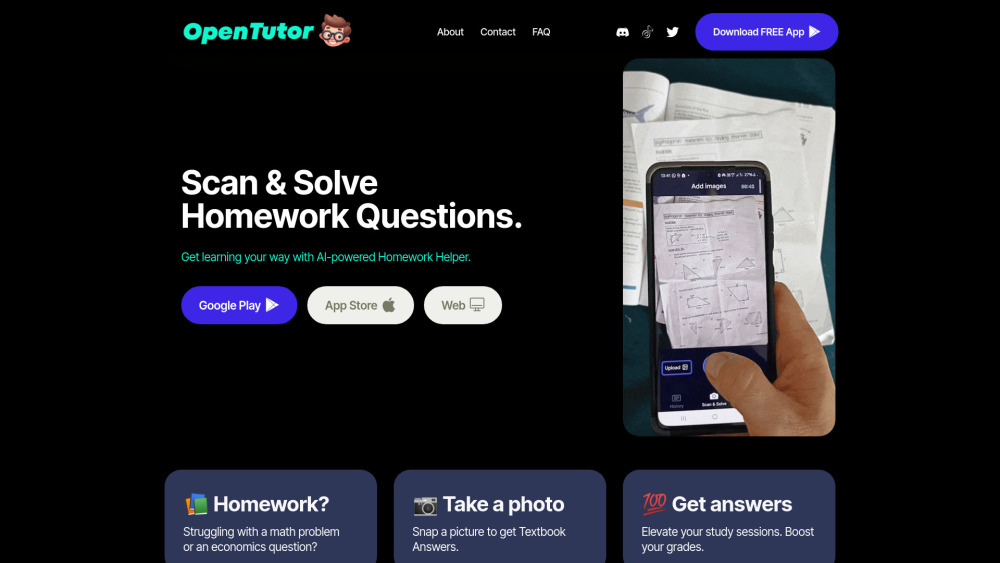 Open Tutor App - AI Homework Helper