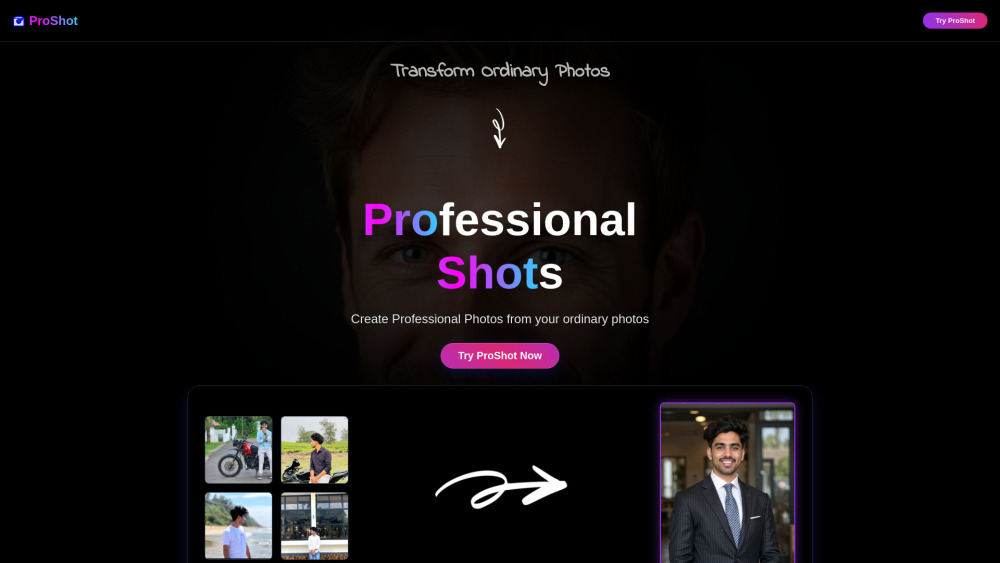 ProShot App - Transform Ordinary Photos into Professional Masterpieces