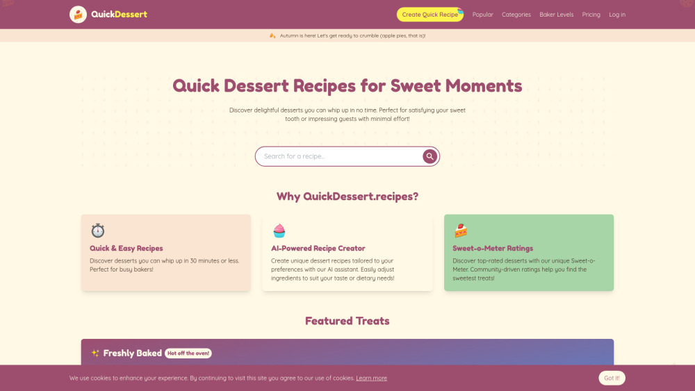 QuickDessert.recipes - Whip Up Sweet Magic with Easy Dessert Recipes