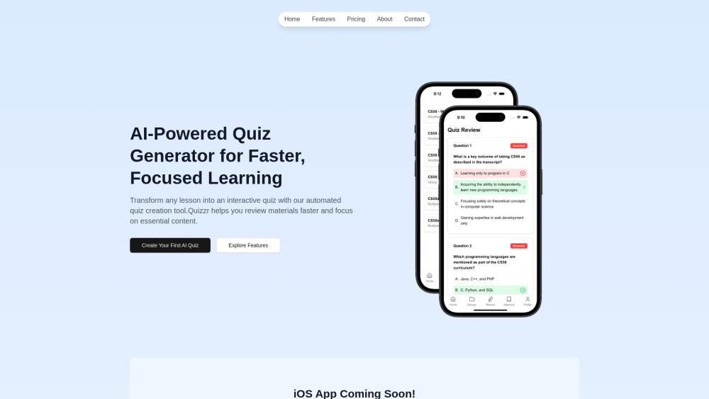 Quezz R Quizzr.AI: Reviews, Features, Pricing, Guides, and Alternatives