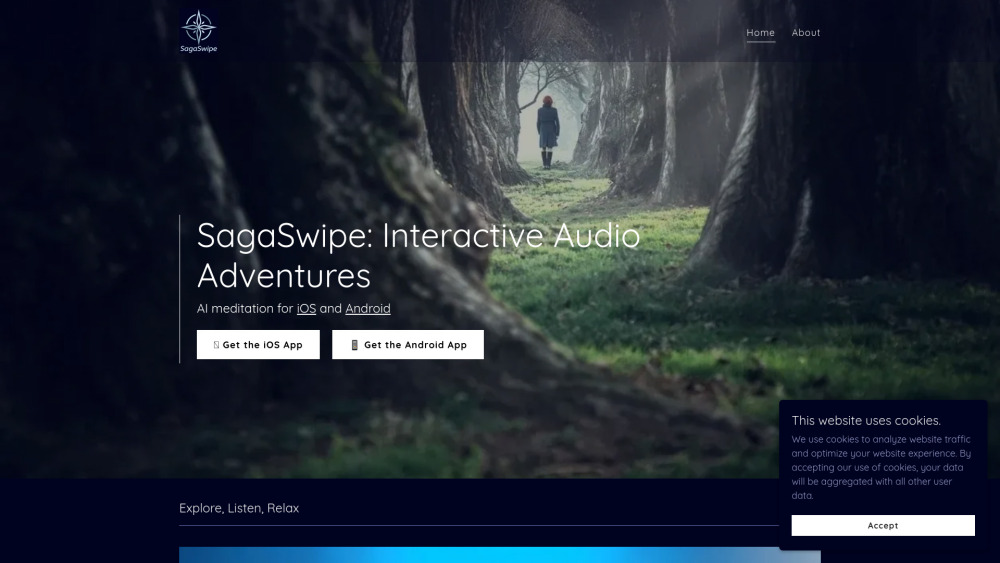 SagaSwipe - Explore, Listen, Relax with Infinite Audio Realms