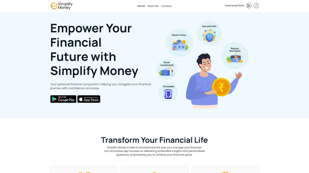 Simplify Money App - Personal Finance Planning & Management