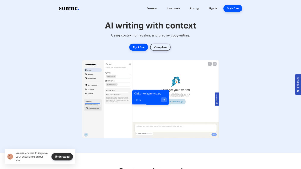 Somme.ai - AI-Powered Context-Driven Content Generation