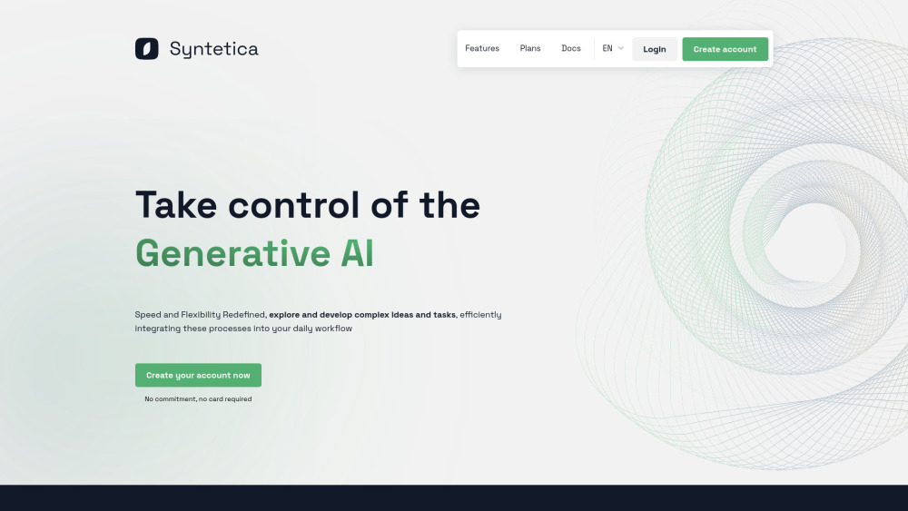 Syntetica | Create processes with generative AI to build complex content