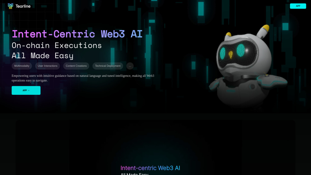 Tearline - Intent-Centric Web3 AI for Effortless Operations