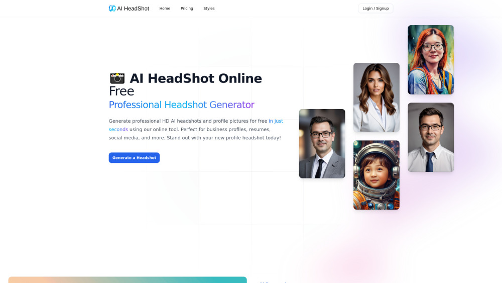 AI HeadShot - Professional HeadShot Generator Free