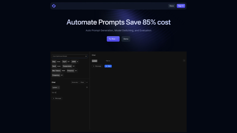 Trainkore: Automate Prompts and Save 85% Cost