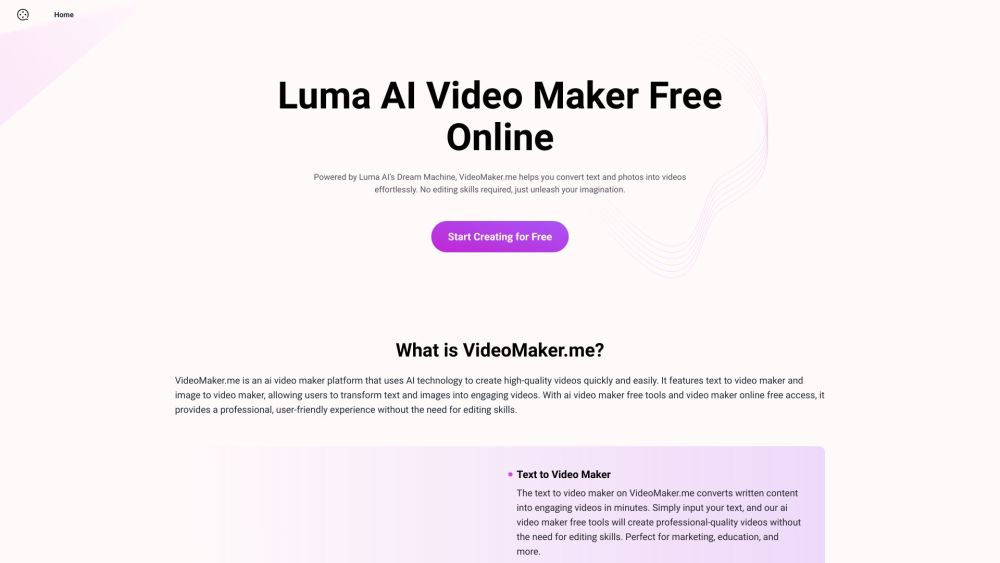 luma ai online free video editor