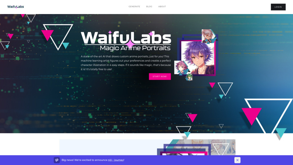 Waifu Labs Magical Anime Portraits 简介：waifu Labs Magical Anime Portraits 是什么 